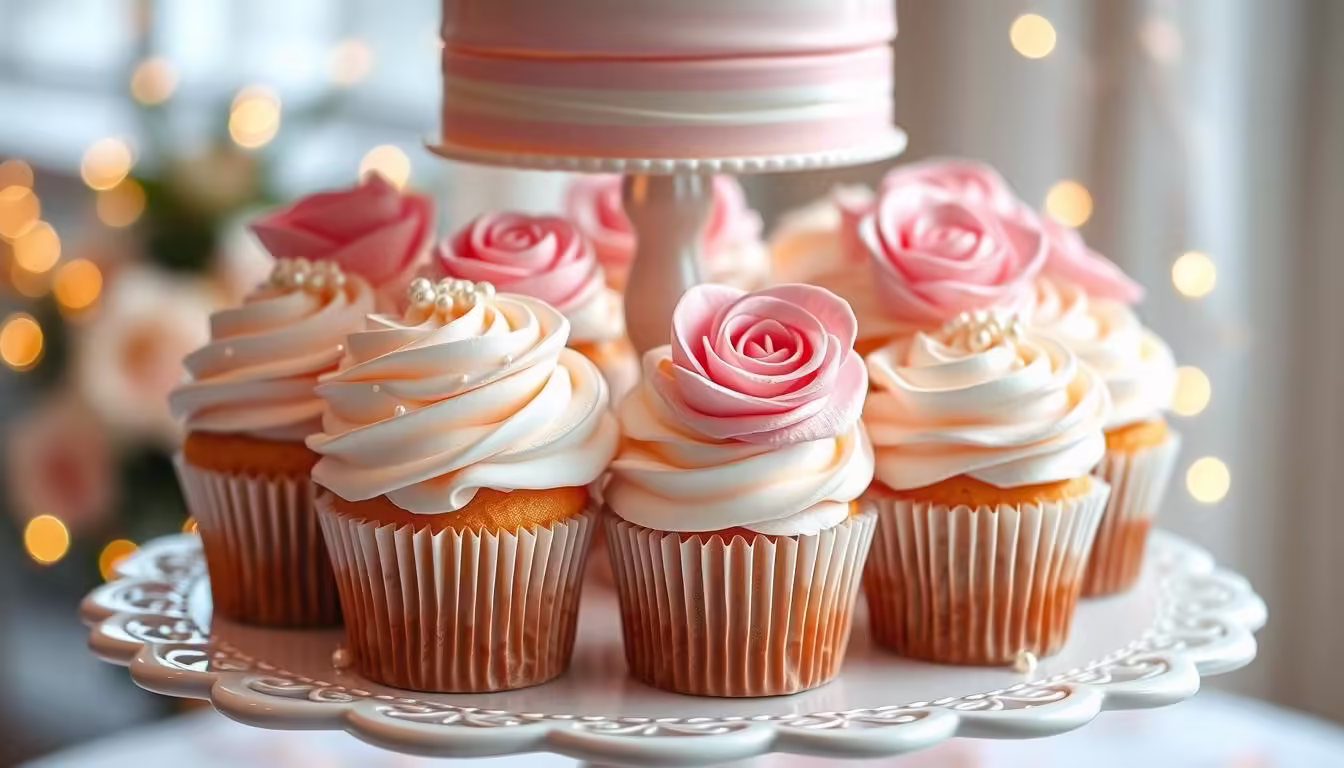 Wedding Cake Cupcakes