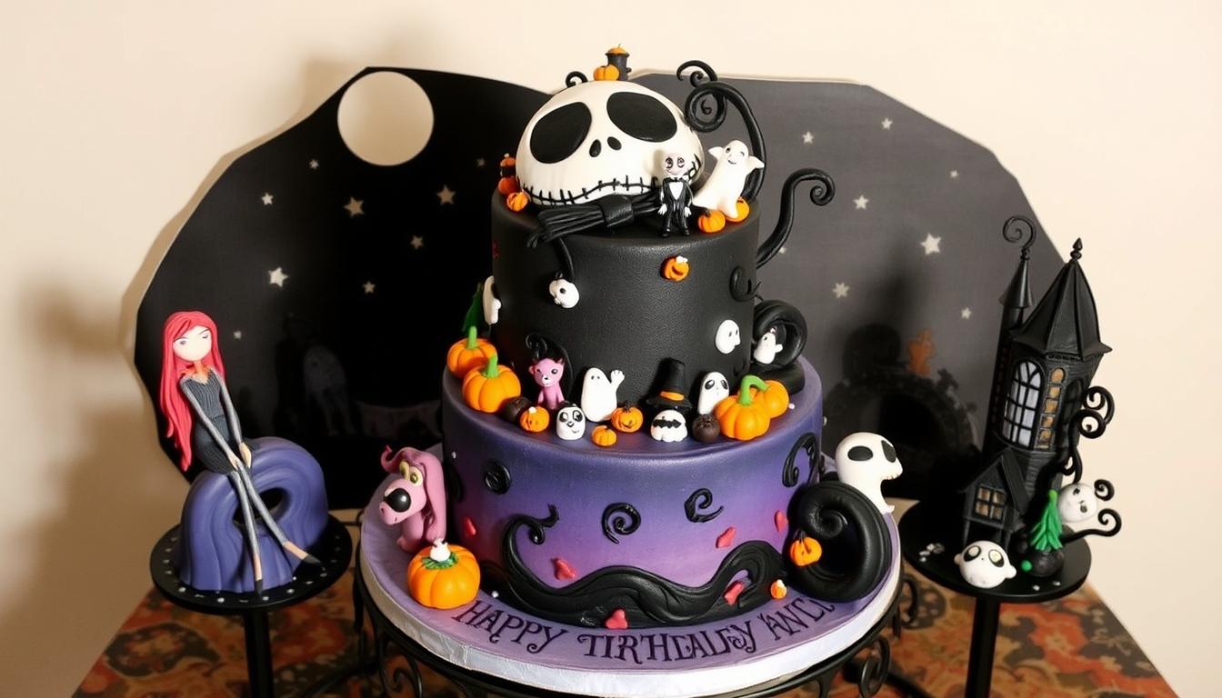 Nightmare Before Christmas Birthday Cake: A Spooktacular Treat